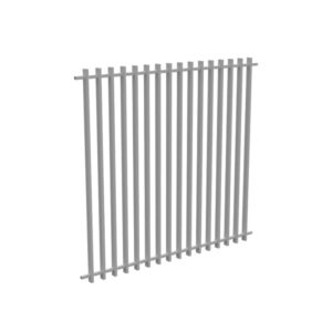 BARR 50x25 - PANEL 1969mm Wide x 1800mm High PEARL WHITE - aluminium powder coated | the diy fence company