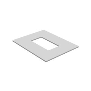 BARR - Dress Ring 100x80mm - PEARL WHITE | the diy fence company