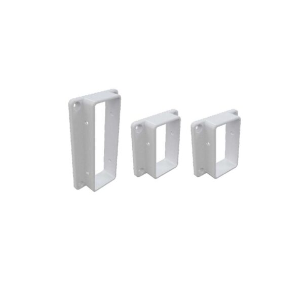 HAMPTONS FENCING - SEMI PRIVACY WallPost Brackets - 3 PACK the diy fence company