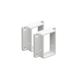 HAMPTONS FENCING - VERTICALPALING SEMI PRIVACY WallPost Brackets - 2 PACK the diy fence company