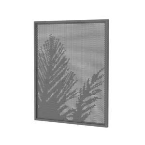 PREMIUM DECO PERF - Perforated PALM GATE - FULLY ASSEMBLED -Monument the diy fence company the diy fence company
