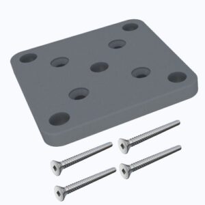 XPRESS Screening - Base Plate Set - Monument 100x100mm (With Countersunk Holes)