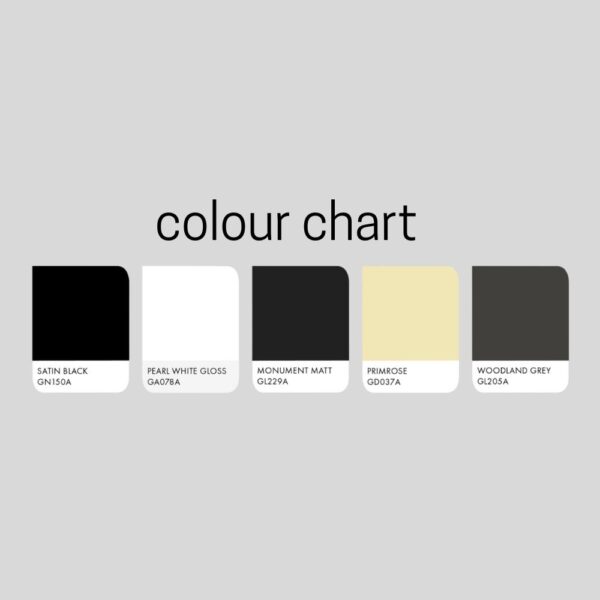 colour chart reference | the diy fence company